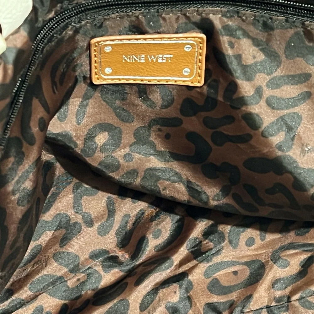 Nine West 2 Strap Shoulder Satchel Bag Career Travel Business Office